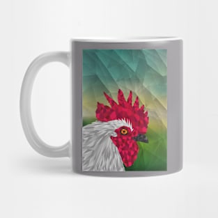 Geometric Rooster Mug